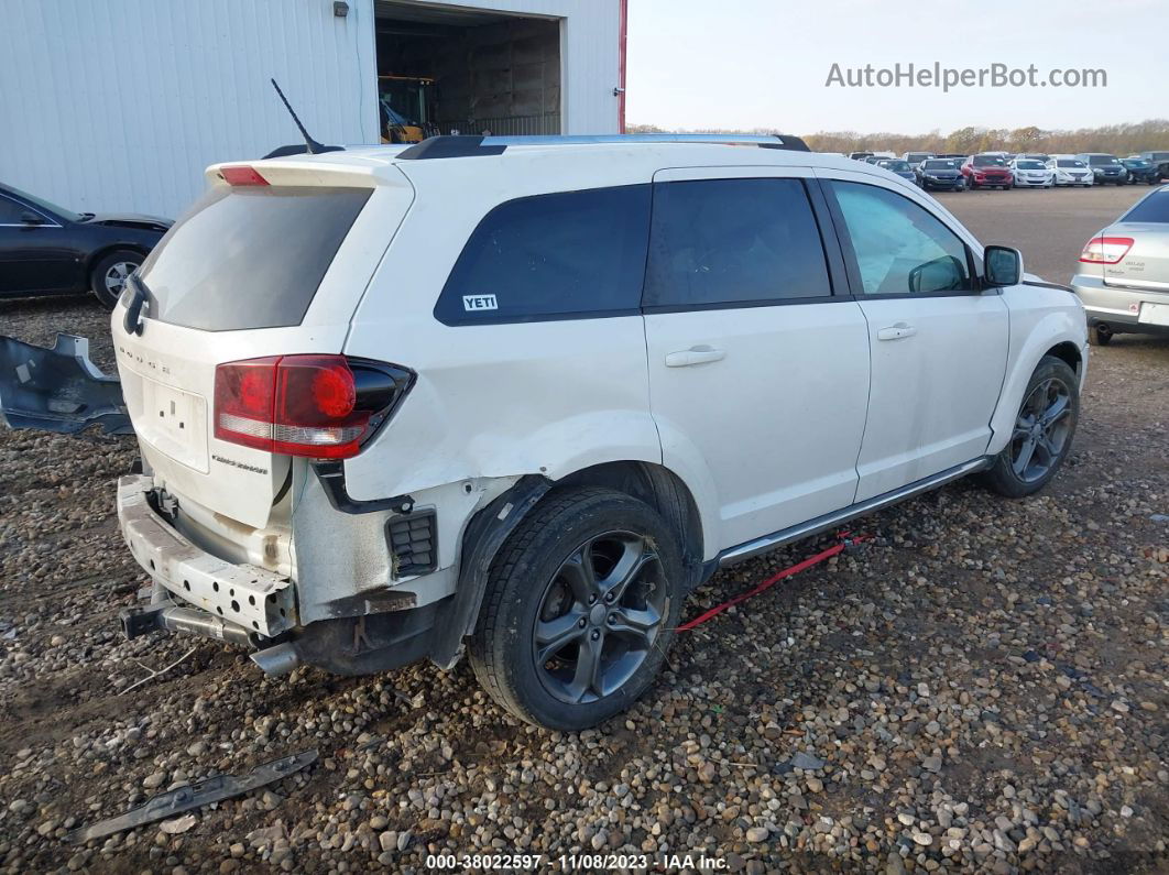 2016 Dodge Journey Crossroad White vin: 3C4PDDGG6GT227784