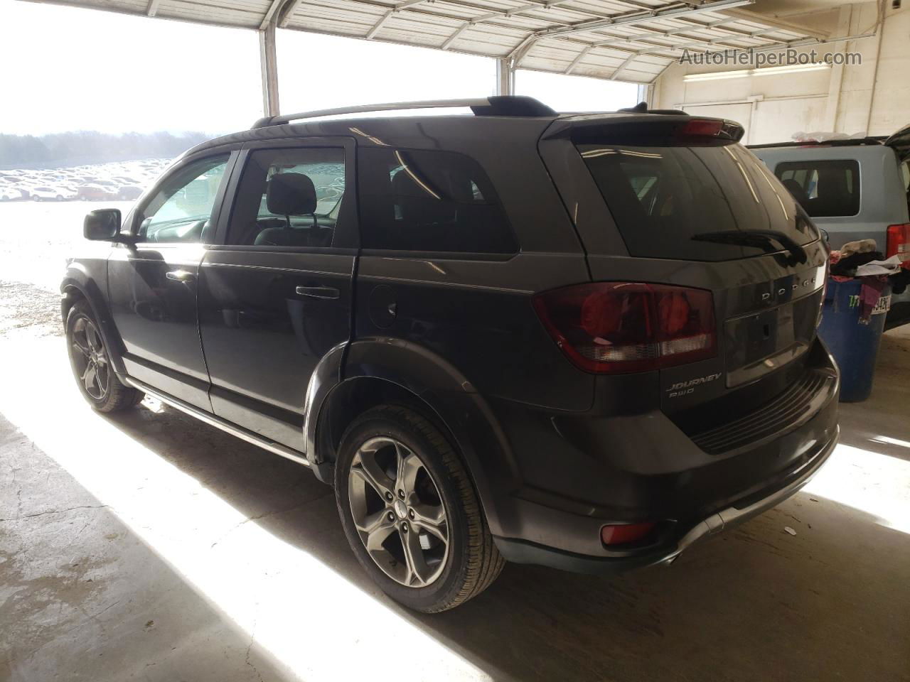 2017 Dodge Journey Crossroad Gray vin: 3C4PDDGG6HT502345