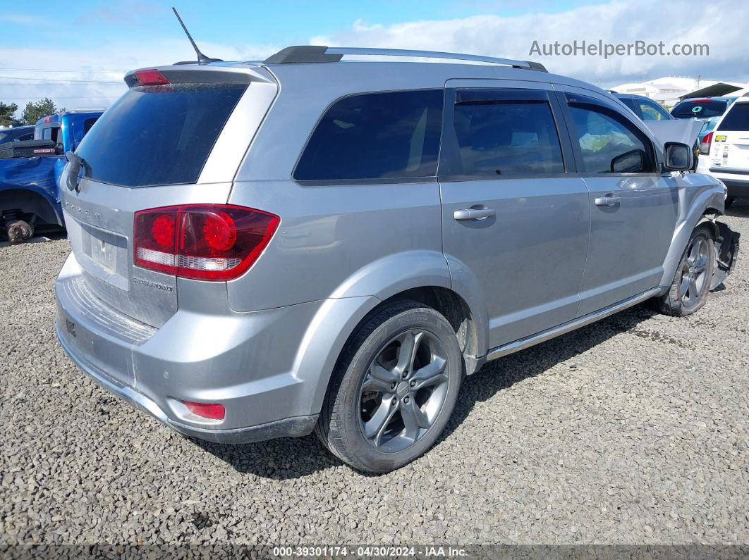 2017 Dodge Journey Crossroad Plus Awd Silver vin: 3C4PDDGG6HT616510