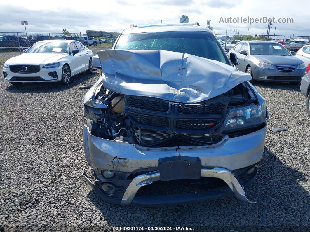 2017 Dodge Journey Crossroad Plus Awd Silver vin: 3C4PDDGG6HT616510