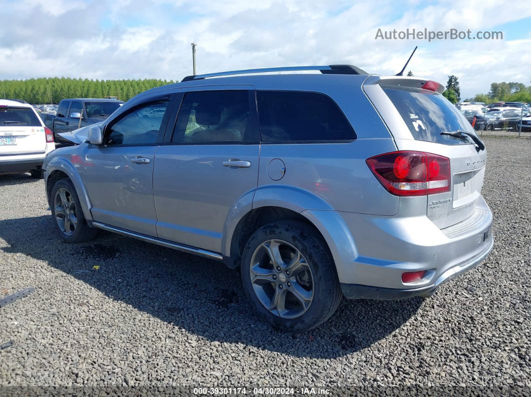 2017 Dodge Journey Crossroad Plus Awd Silver vin: 3C4PDDGG6HT616510