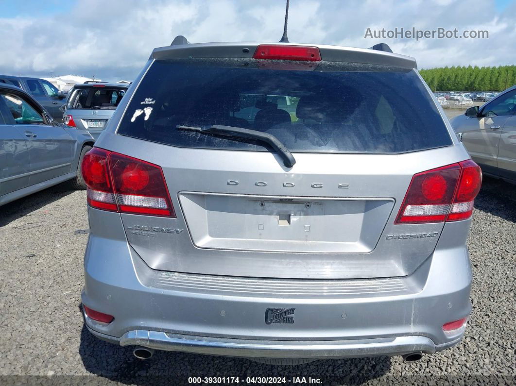 2017 Dodge Journey Crossroad Plus Awd Silver vin: 3C4PDDGG6HT616510