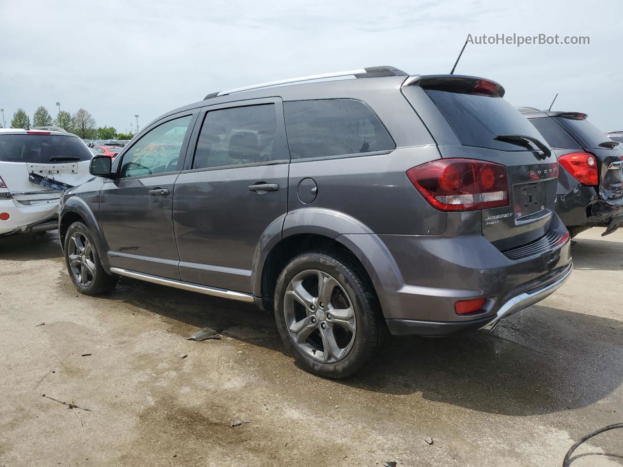 2014 Dodge Journey Crossroad Charcoal vin: 3C4PDDGG7ET279129