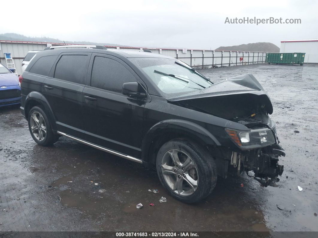 2017 Dodge Journey Crossroad Черный vin: 3C4PDDGG7HT623126