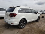 2015 Dodge Journey Crossroad White vin: 3C4PDDGG8FT579022