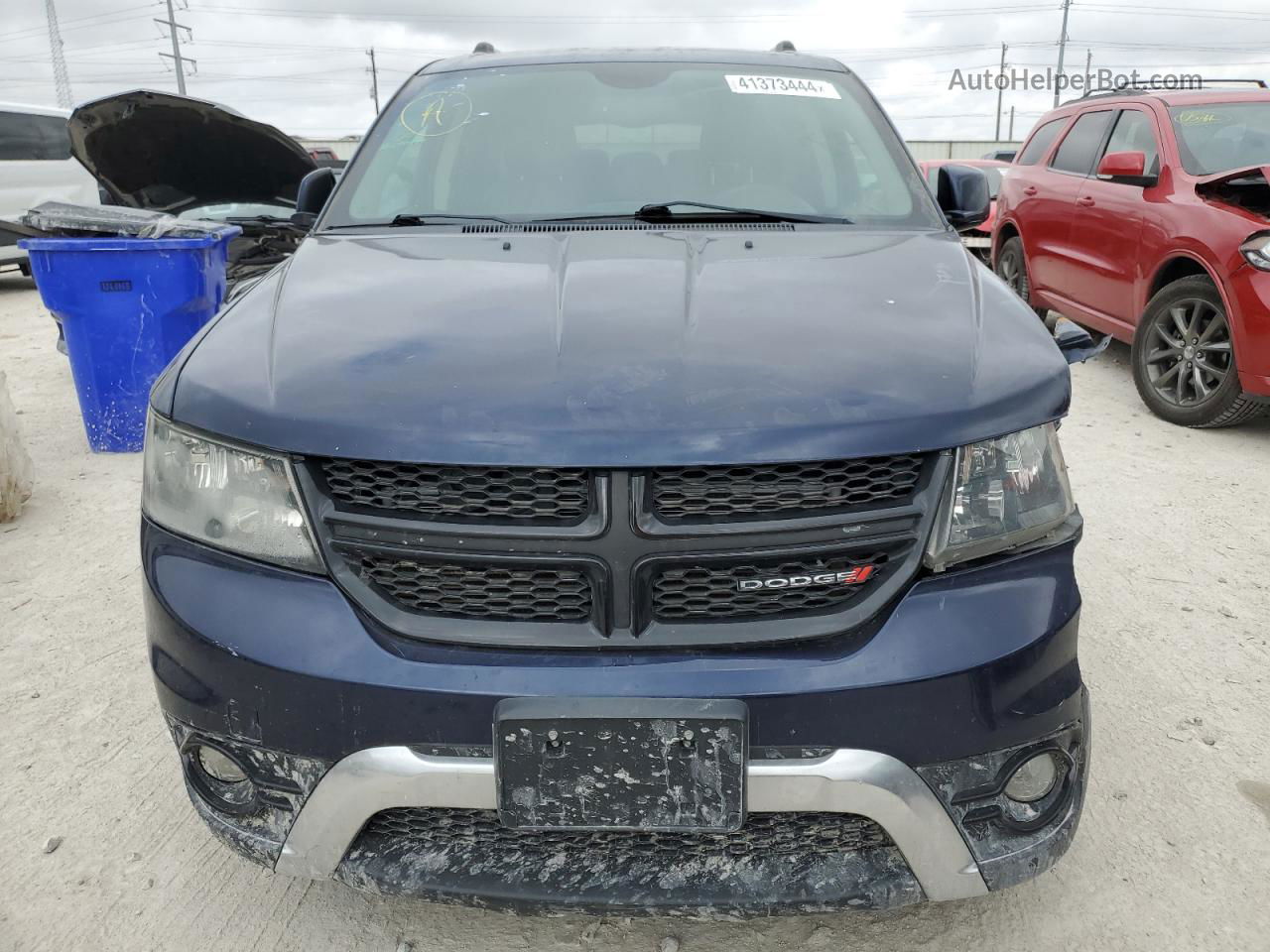 2017 Dodge Journey Crossroad Синий vin: 3C4PDDGG8HT706323