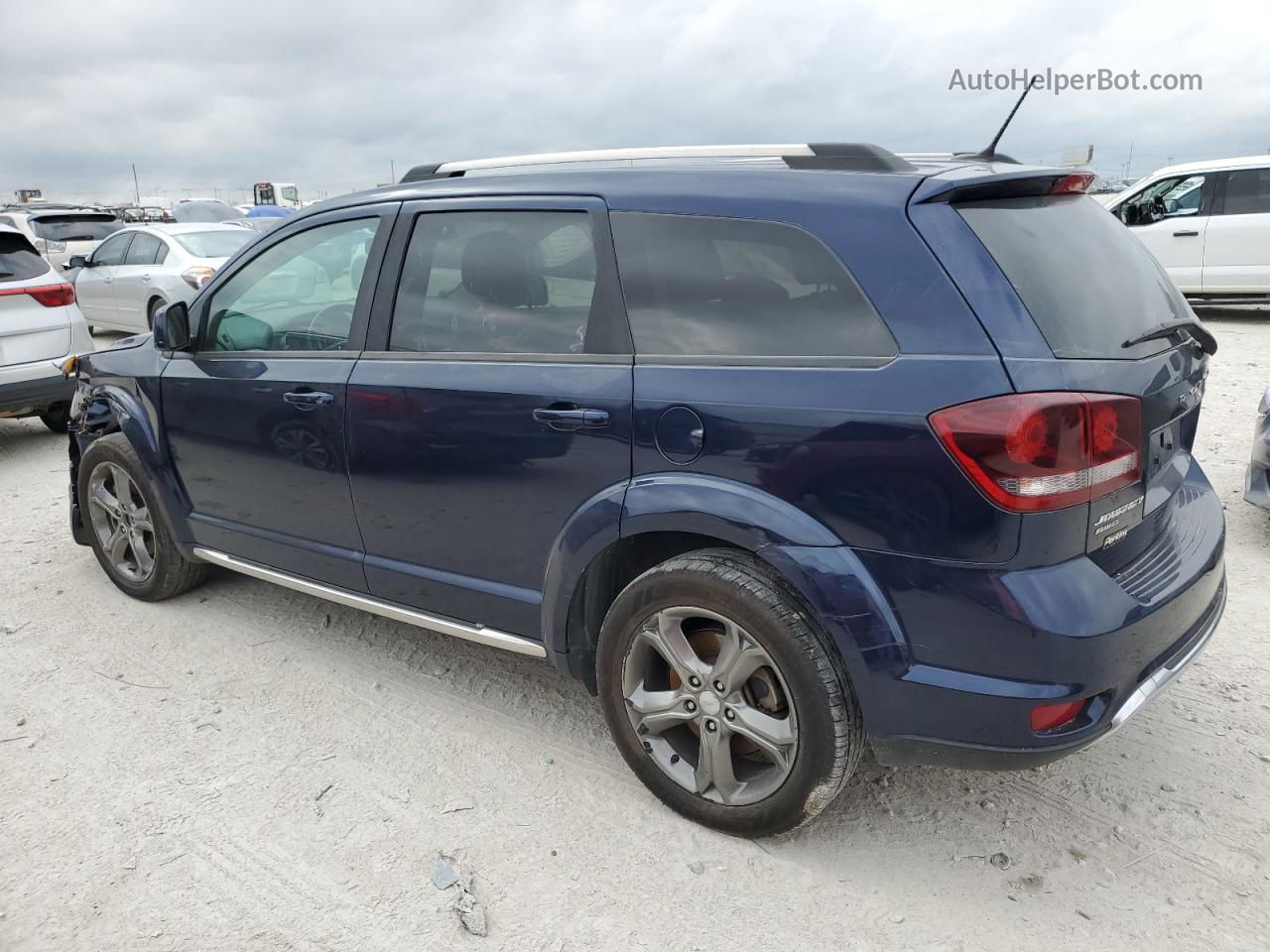 2017 Dodge Journey Crossroad Blue vin: 3C4PDDGG8HT706323