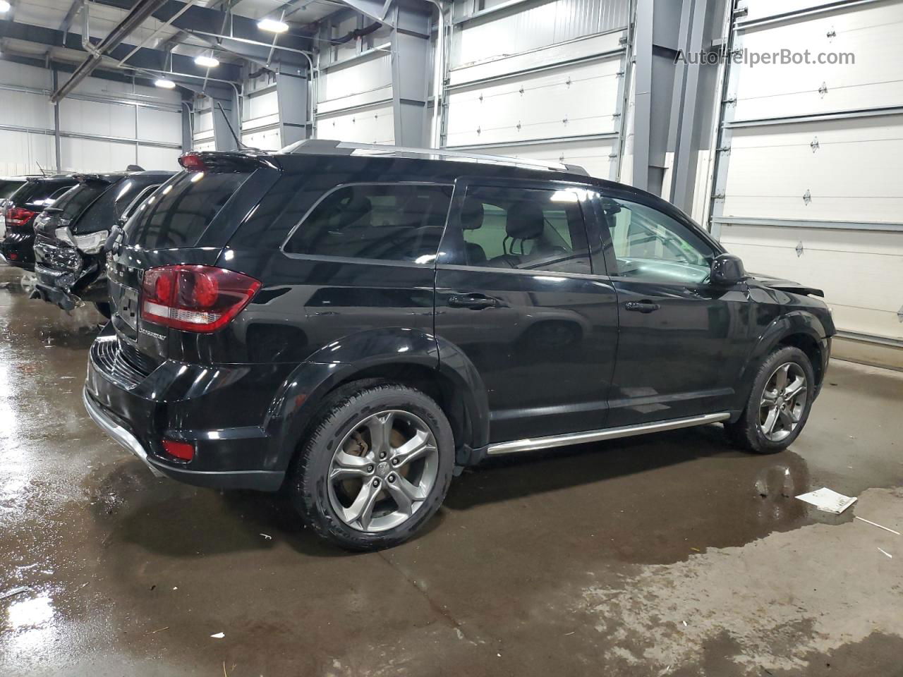 2017 Dodge Journey Crossroad Black vin: 3C4PDDGG9HT639196