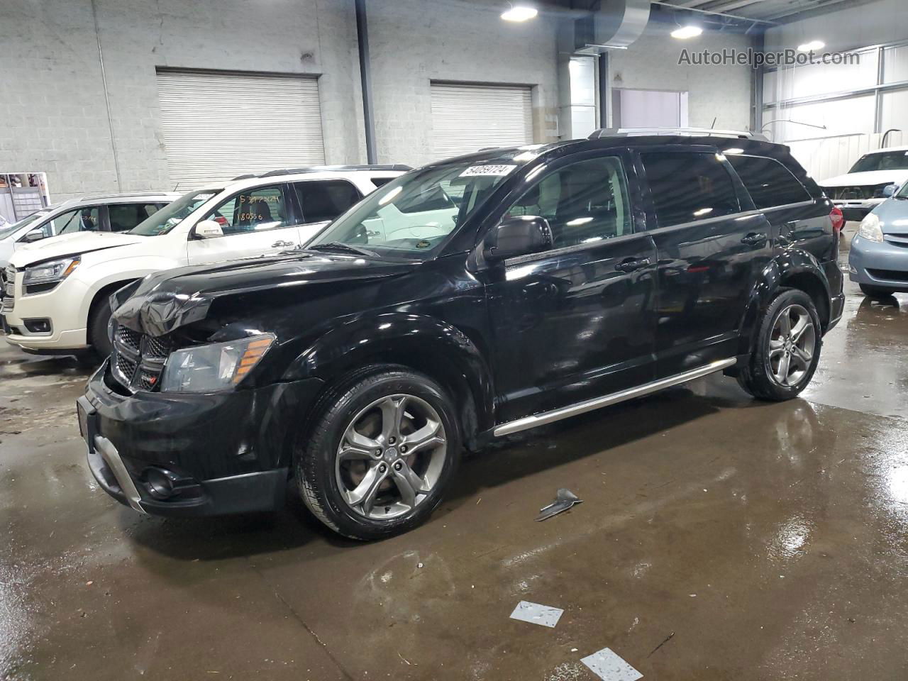 2017 Dodge Journey Crossroad Black vin: 3C4PDDGG9HT639196