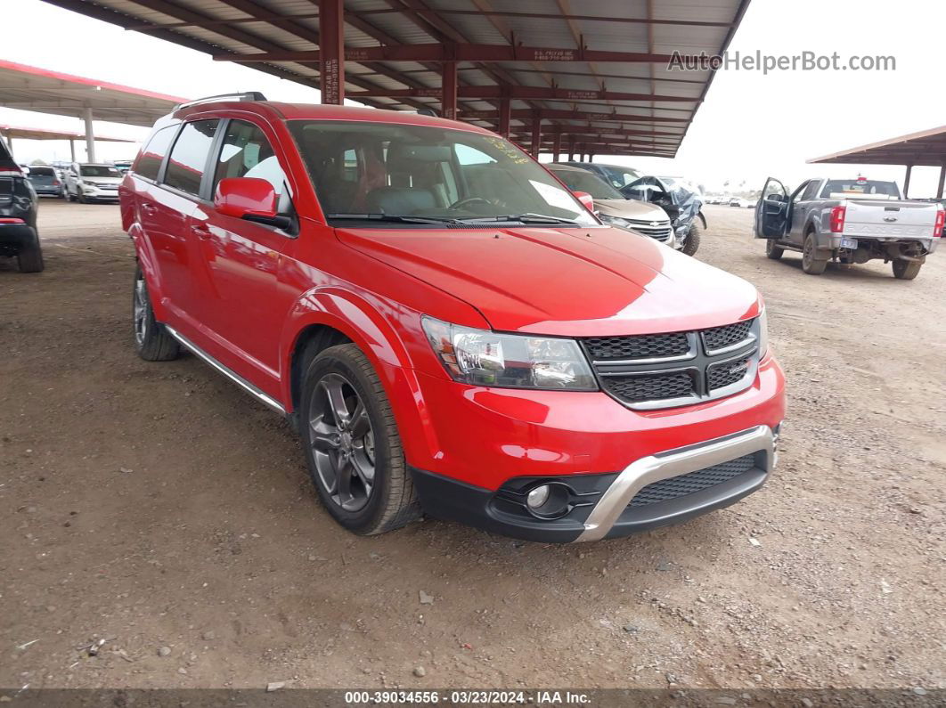 2014 Dodge Journey Crossroad Red vin: 3C4PDDGGXET263880