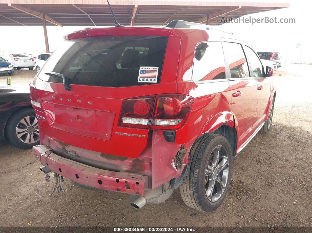 2014 Dodge Journey Crossroad Red vin: 3C4PDDGGXET263880