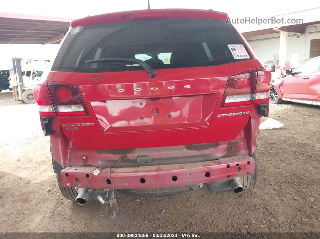 2014 Dodge Journey Crossroad Red vin: 3C4PDDGGXET263880