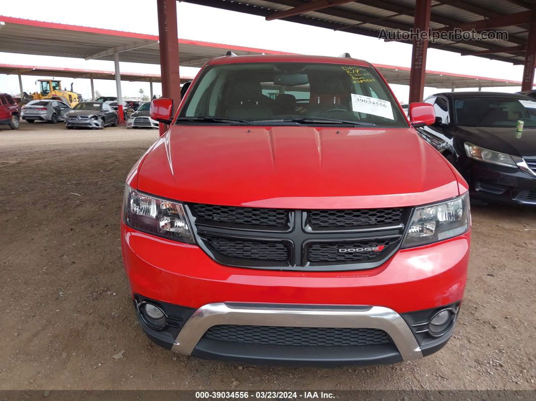 2014 Dodge Journey Crossroad Red vin: 3C4PDDGGXET263880