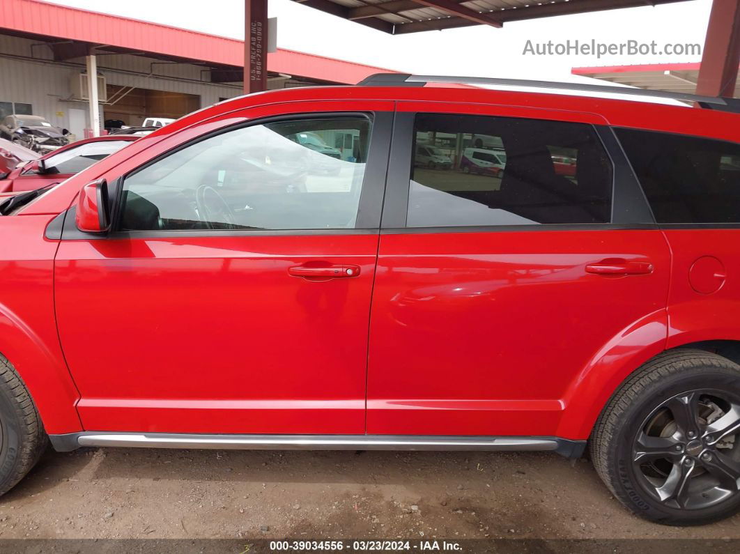 2014 Dodge Journey Crossroad Red vin: 3C4PDDGGXET263880