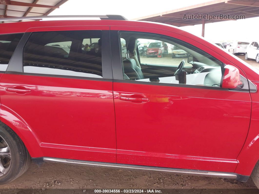 2014 Dodge Journey Crossroad Красный vin: 3C4PDDGGXET263880