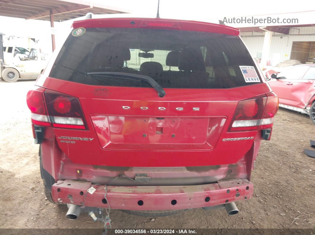 2014 Dodge Journey Crossroad Red vin: 3C4PDDGGXET263880