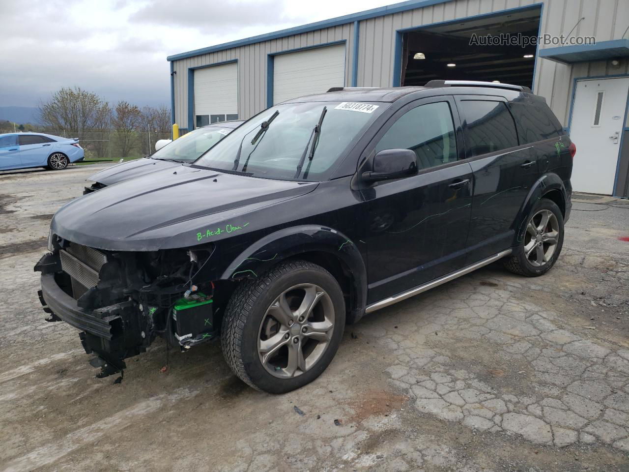 2016 Dodge Journey Crossroad Black vin: 3C4PDDGGXGT160221