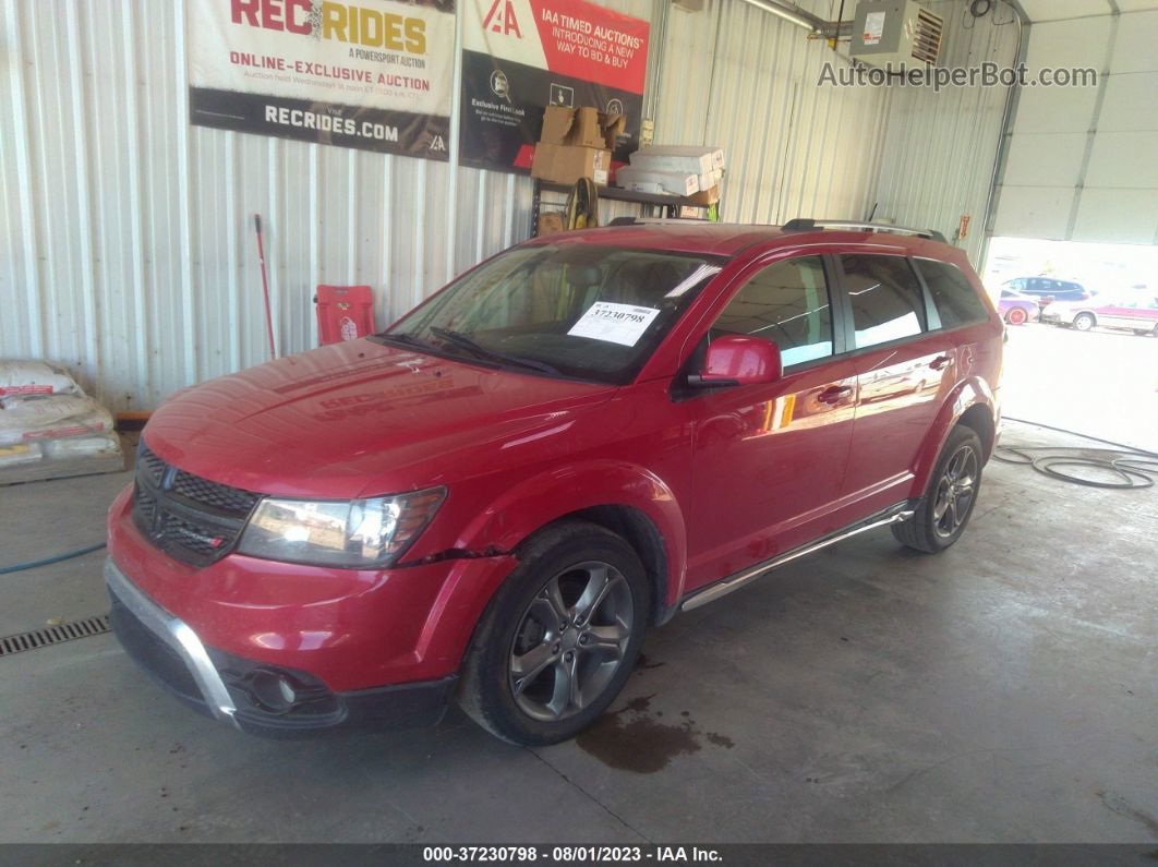 2016 Dodge Journey Crossroad Red vin: 3C4PDDGGXGT242868