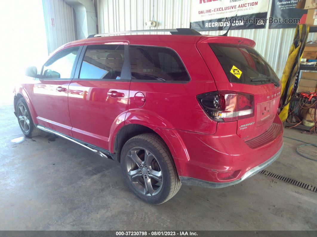 2016 Dodge Journey Crossroad Red vin: 3C4PDDGGXGT242868