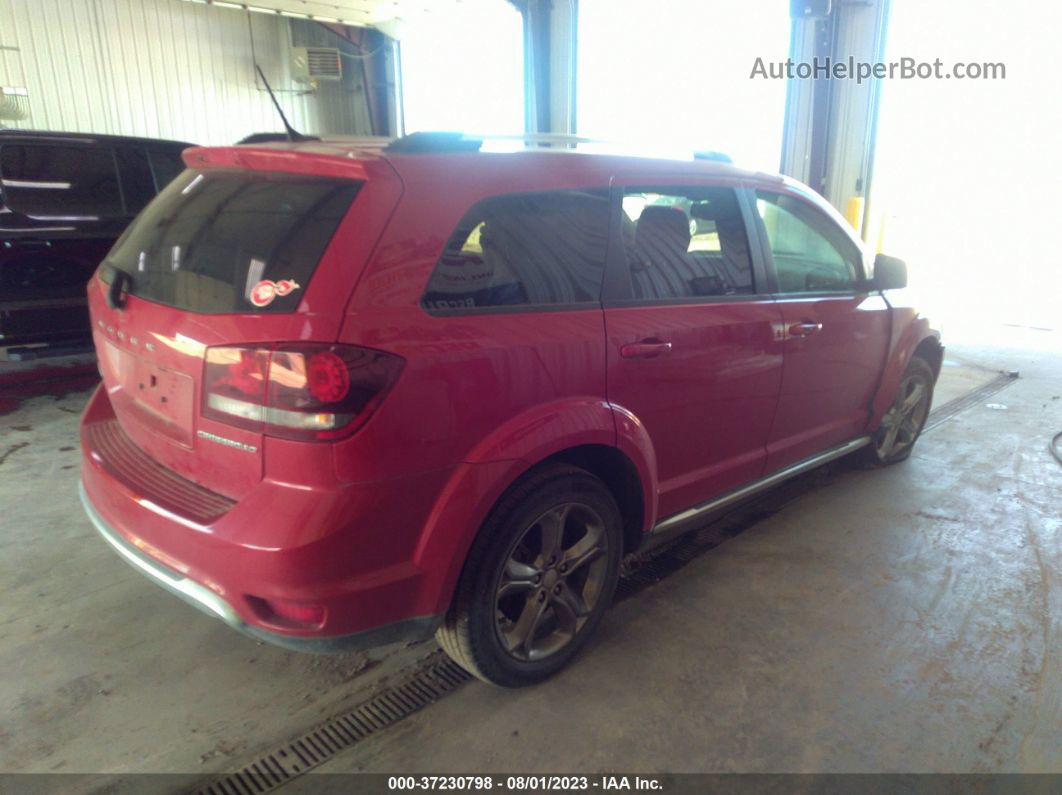 2016 Dodge Journey Crossroad Red vin: 3C4PDDGGXGT242868