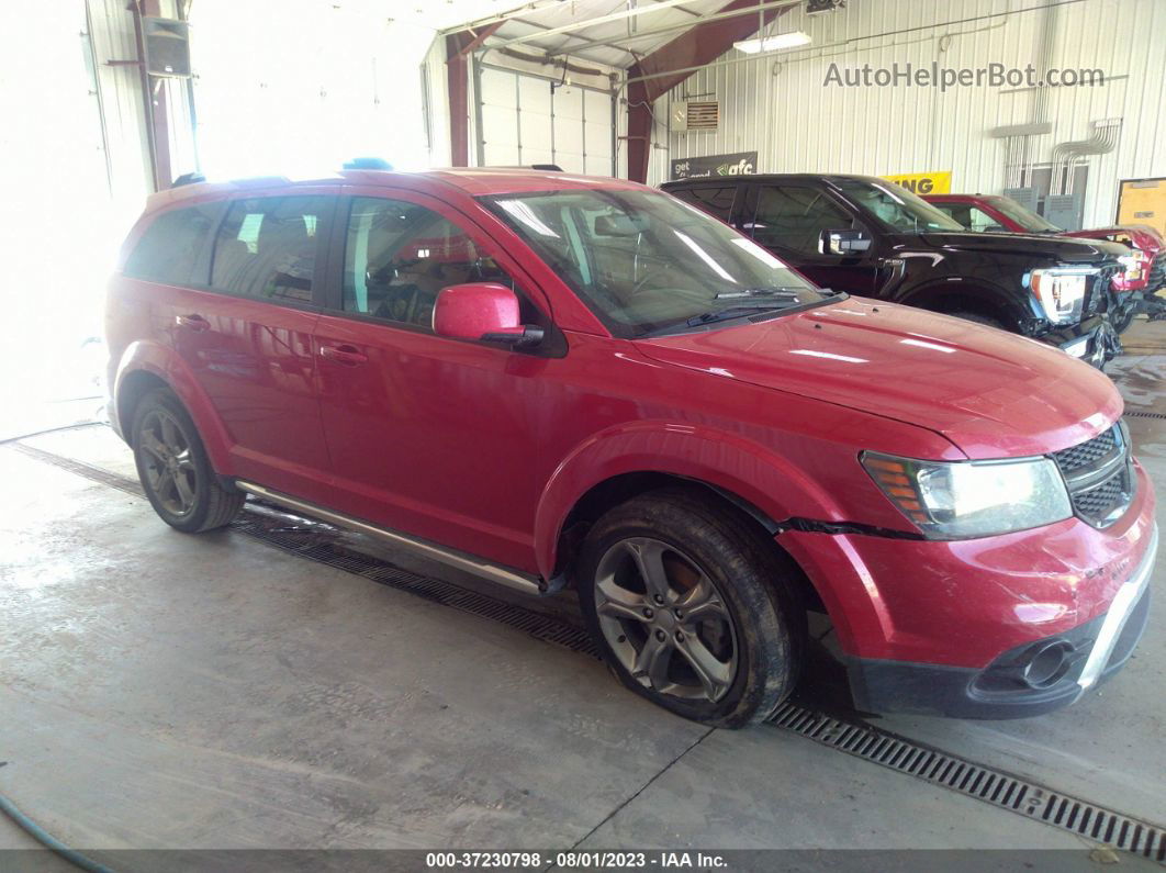 2016 Dodge Journey Crossroad Red vin: 3C4PDDGGXGT242868