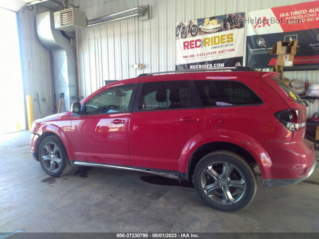 2016 Dodge Journey Crossroad Red vin: 3C4PDDGGXGT242868