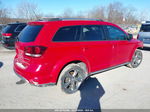 2017 Dodge Journey Crossroad Plus Awd Red vin: 3C4PDDGGXHT555016