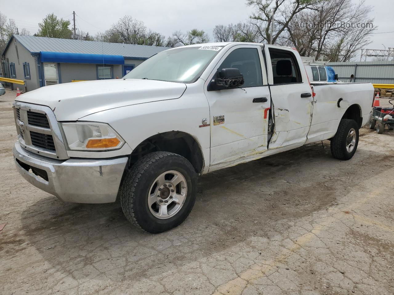 2012 Dodge Ram 3500 St Белый vin: 3C63D3GL8CG118405