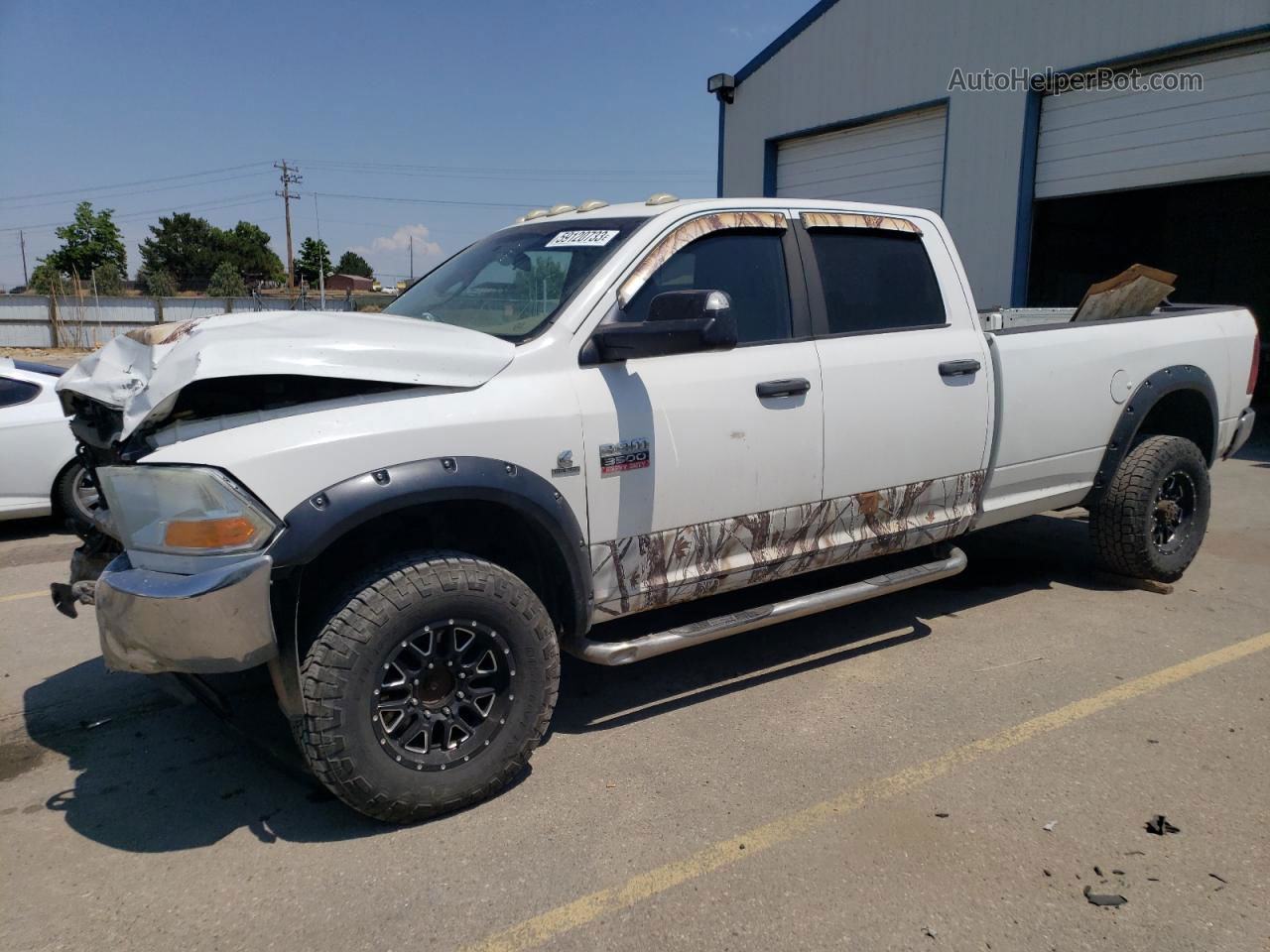 2012 Dodge Ram 3500 St White vin: 3C63DRGL1CG202469