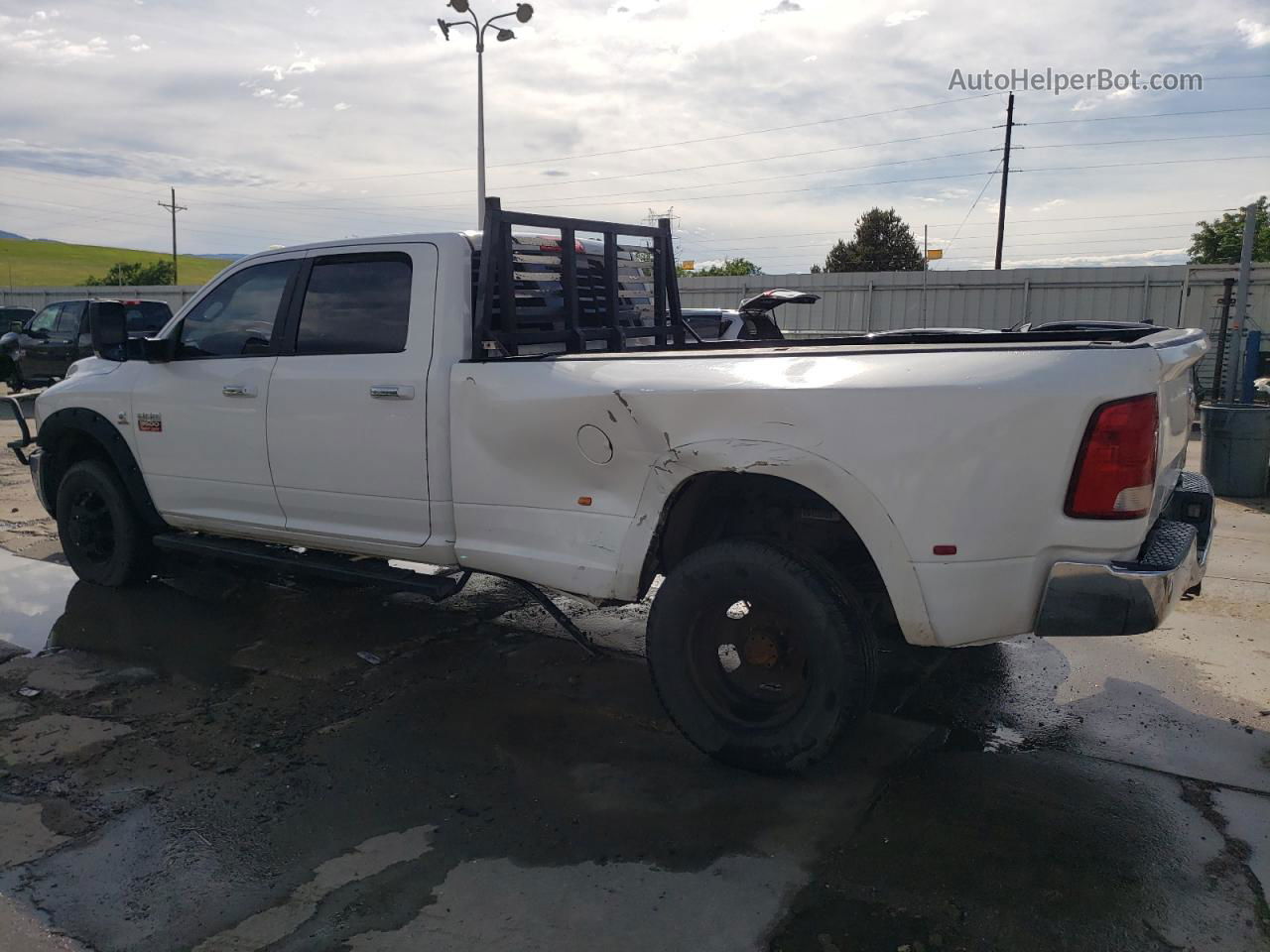 2012 Dodge Ram 3500 Slt White vin: 3C63DRHL5CG181432