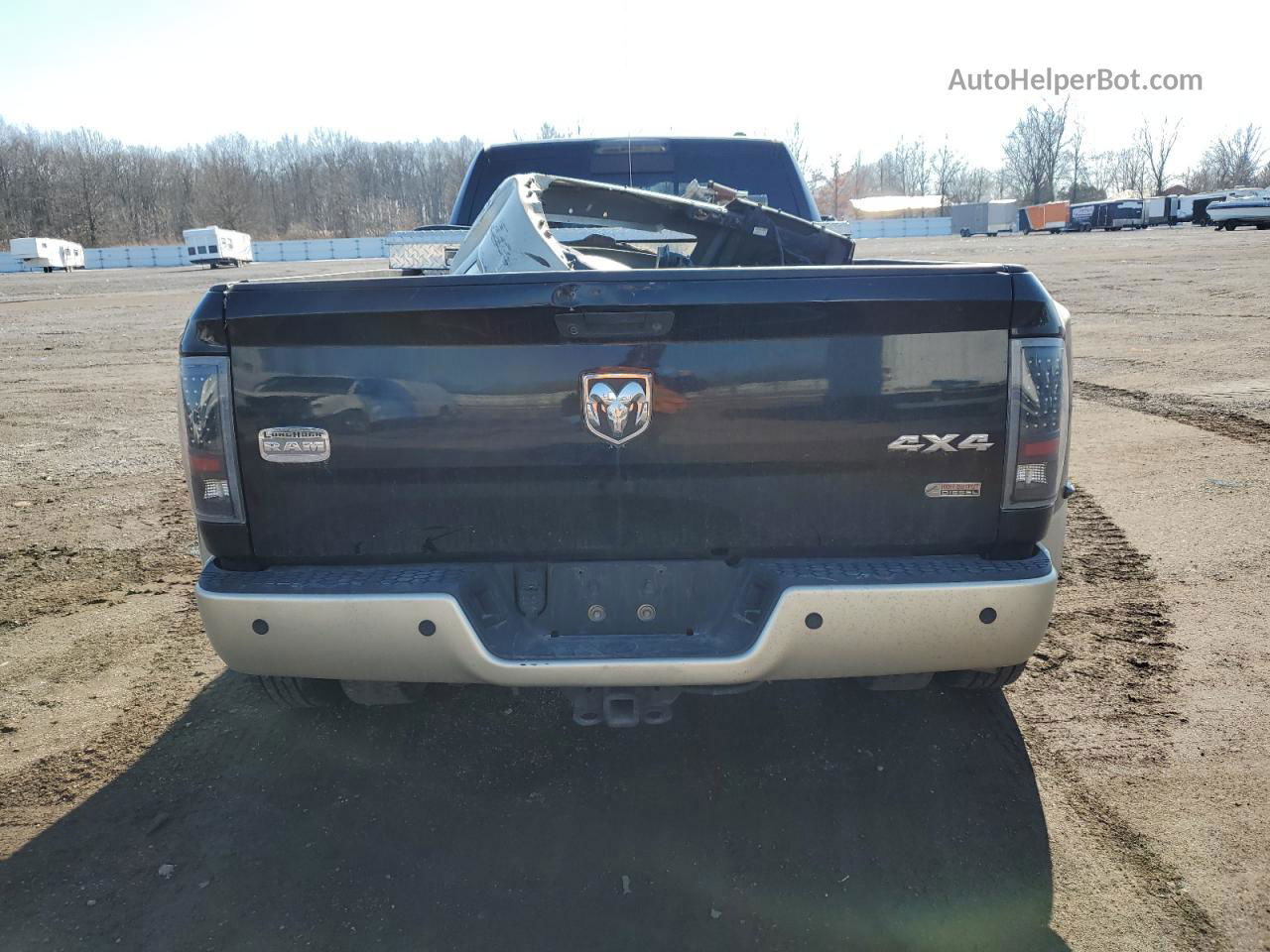 2012 Dodge Ram 3500 Longhorn Black vin: 3C63DRKL4CG130853