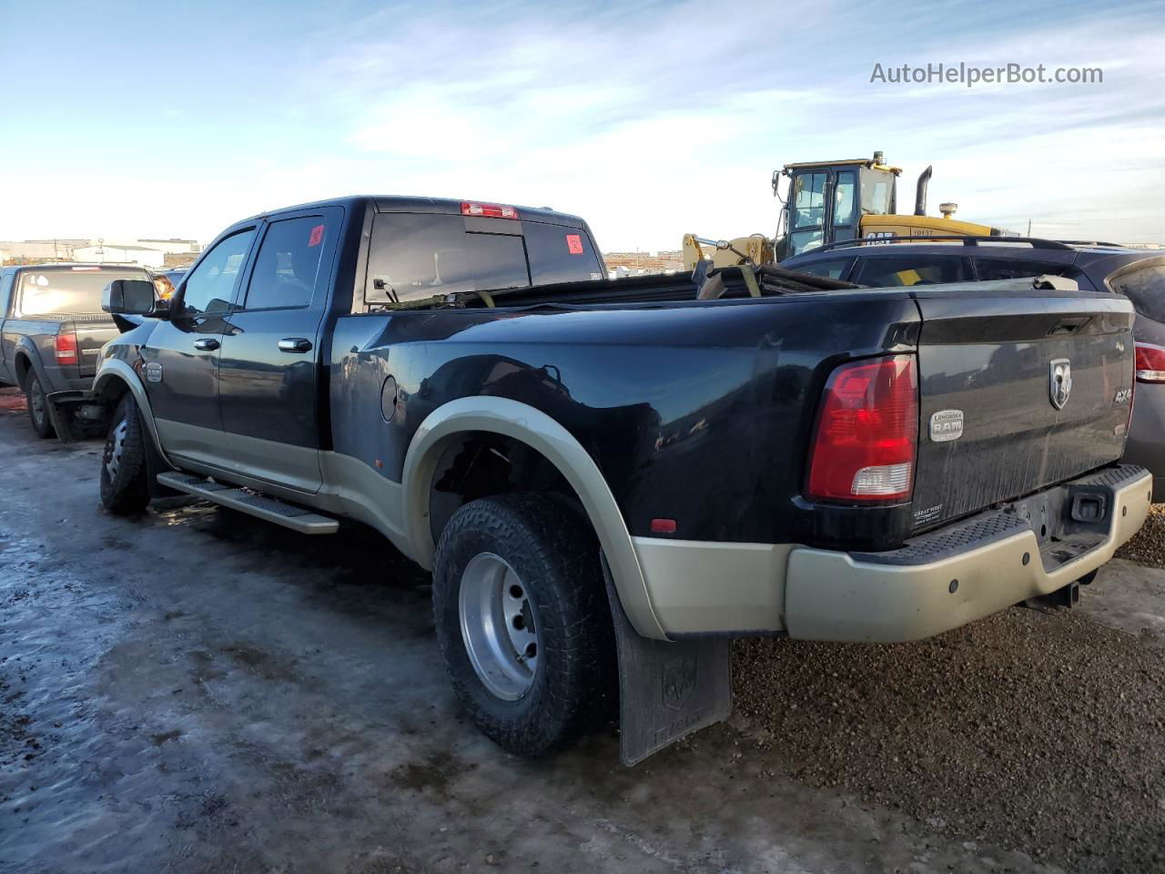 2012 Dodge Ram 3500 Longhorn Black vin: 3C63DRKL9CG149298