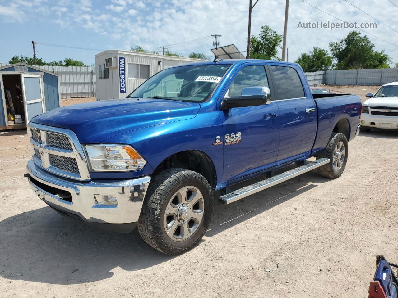 2018 Ram 3500 Slt Синий vin: 3C63R3DL7JG113635