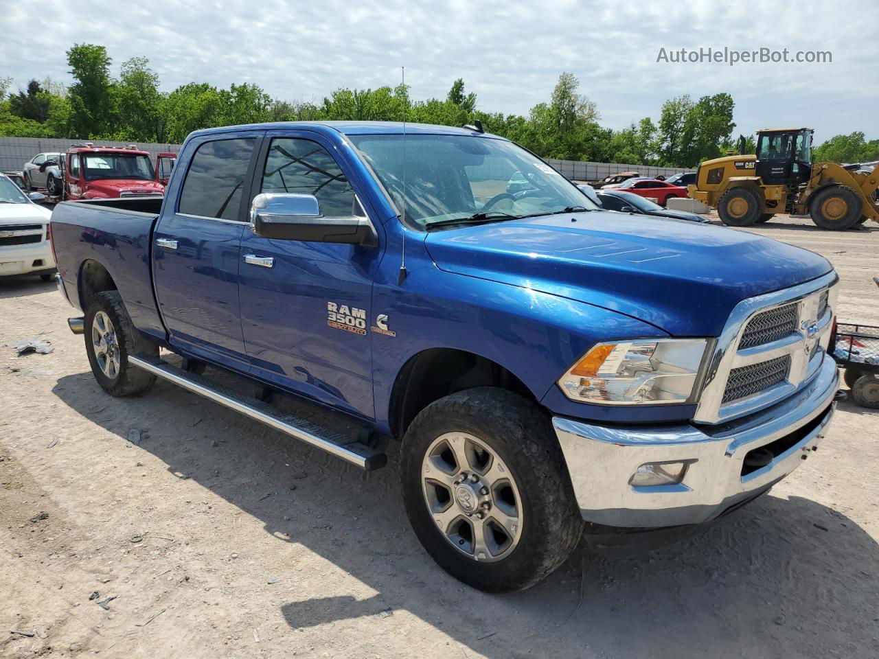 2018 Ram 3500 Slt Синий vin: 3C63R3DL7JG113635