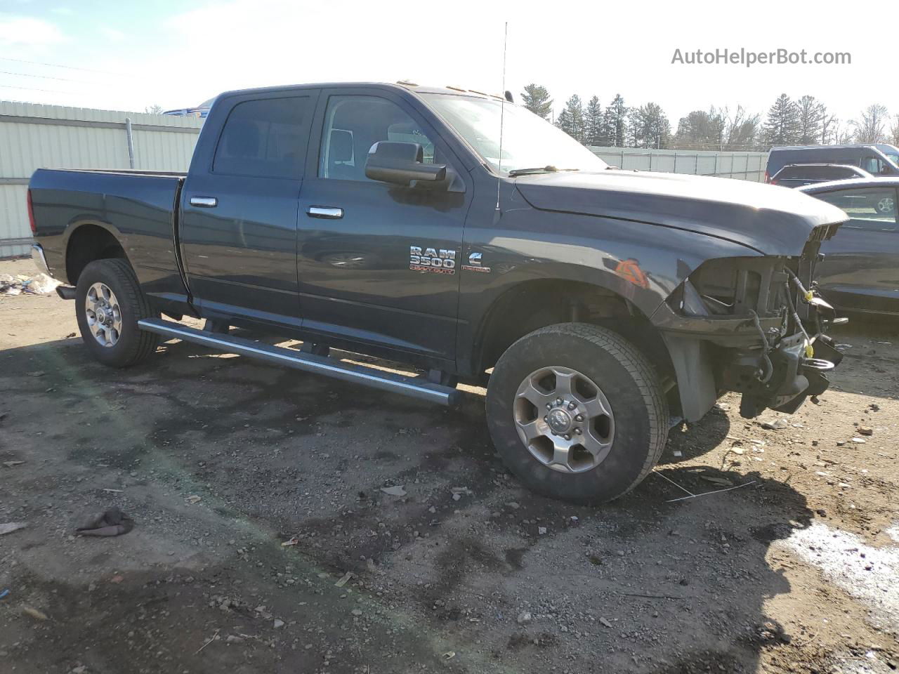 2018 Ram 3500 Slt Gray vin: 3C63R3DLXJG120370