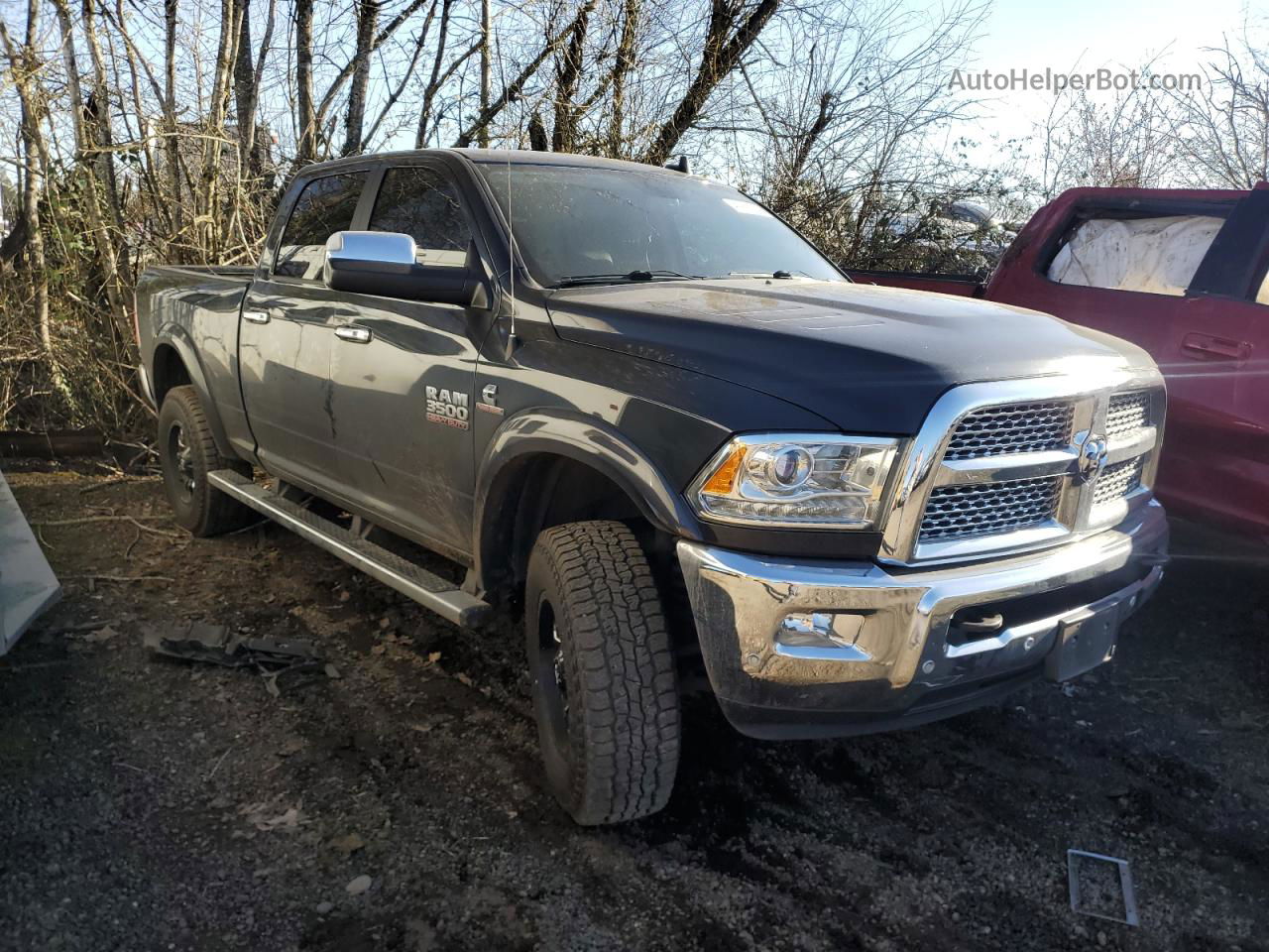 2018 Ram 3500 Laramie Charcoal vin: 3C63R3EL1JG373656