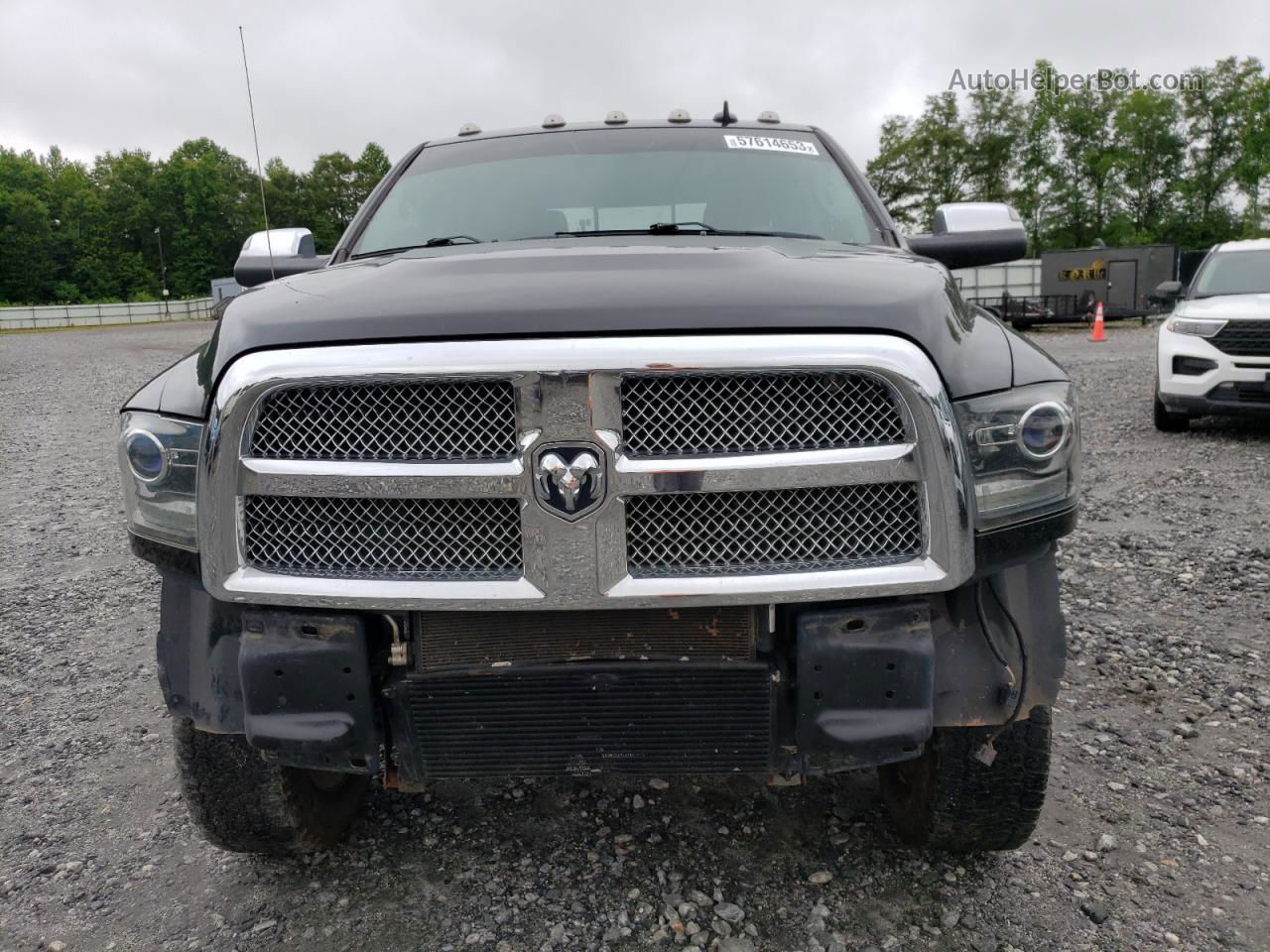 2018 Ram 3500 Longhorn Black vin: 3C63R3FL7JG429582