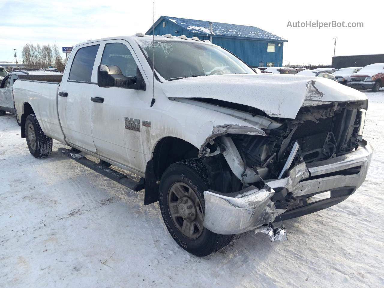 2018 Ram 3500 St White vin: 3C63R3GJ6JG299999