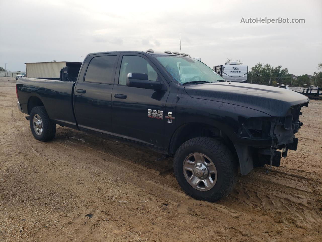 2018 Ram 3500 St Черный vin: 3C63R3GL0JG271181