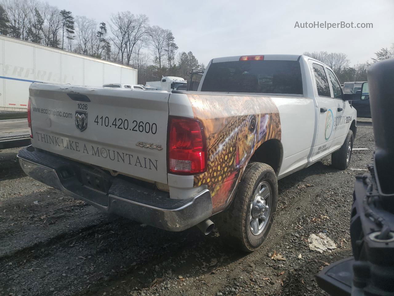 2018 Ram 3500 St White vin: 3C63R3GL4JG373566