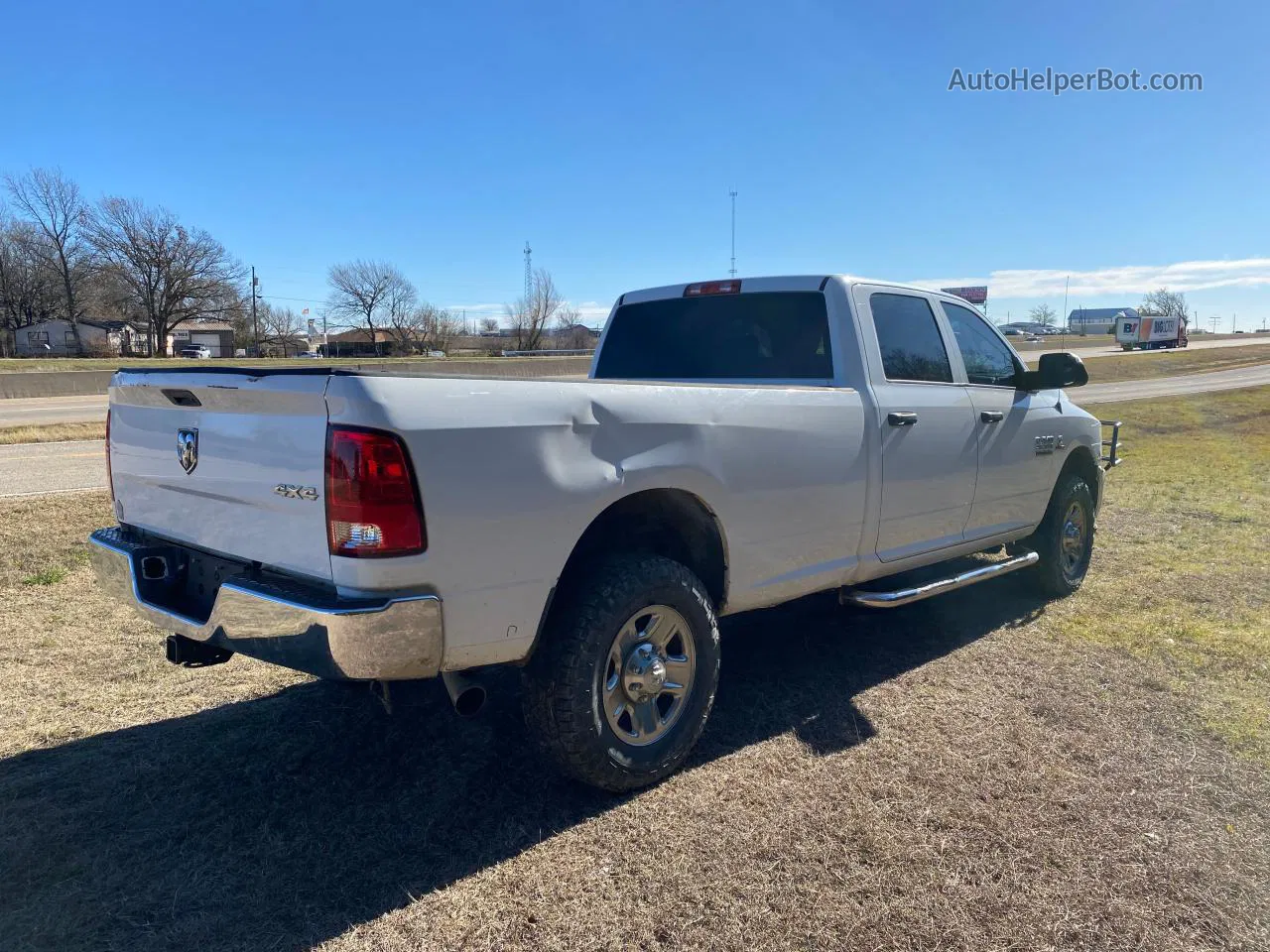 2018 Ram 3500 St White vin: 3C63R3GL7JG266754