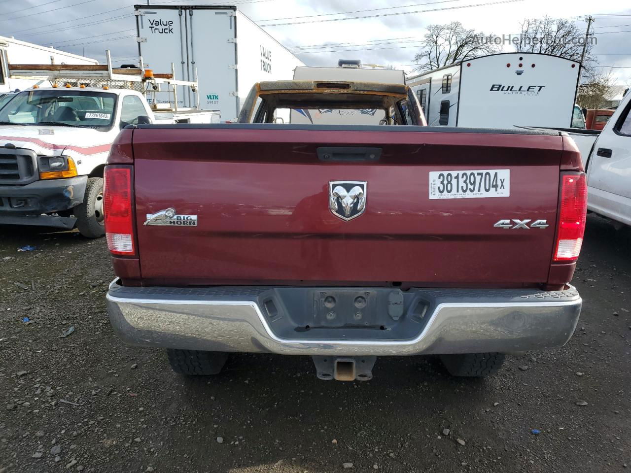 2018 Ram 3500 Slt Maroon vin: 3C63R3HL5JG247232