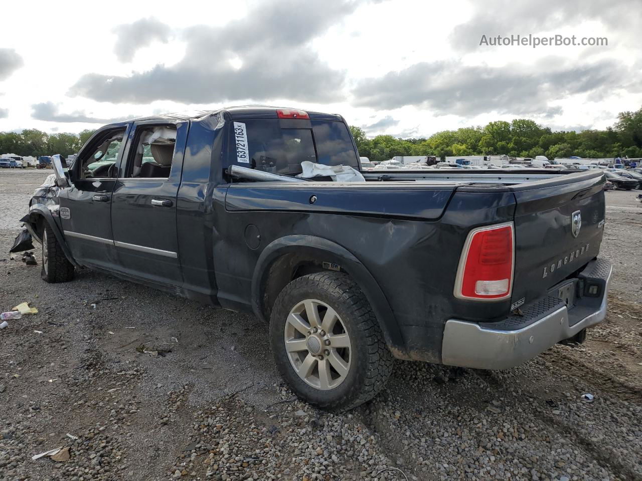 2018 Ram 3500 Longhorn Черный vin: 3C63R3NL4JG203839