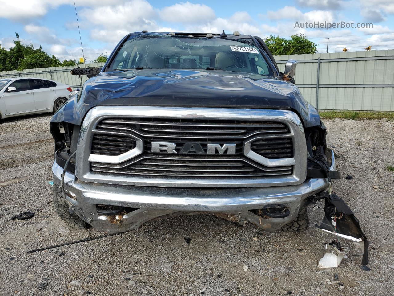 2018 Ram 3500 Longhorn Black vin: 3C63R3NL4JG203839