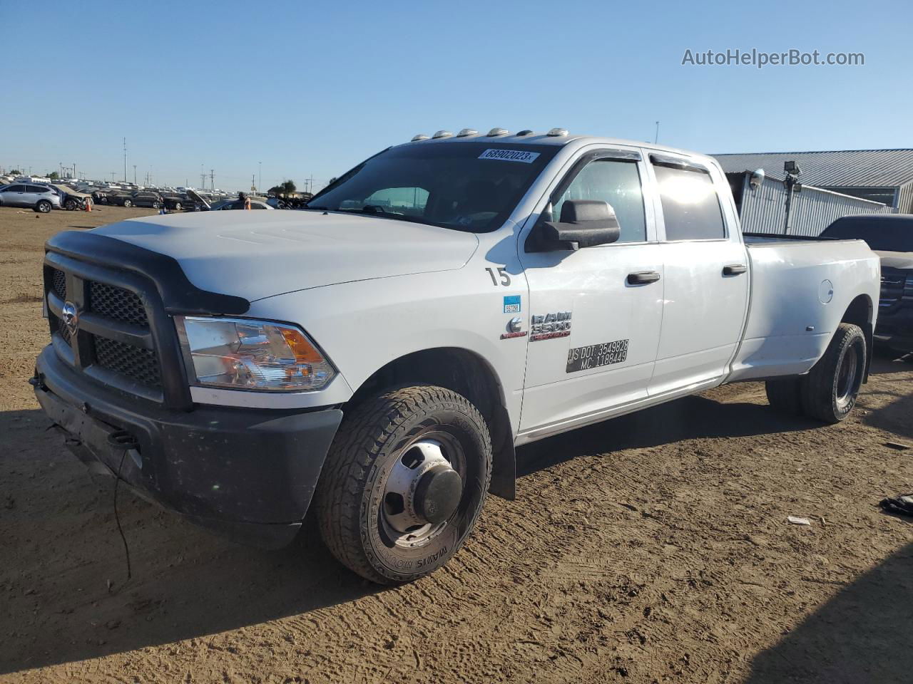 2018 Ram 3500 St White vin: 3C63RPGL8JG407189