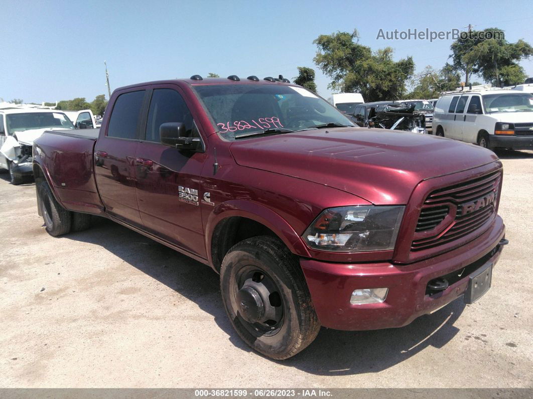 2018 Ram 3500 Big Horn Burgundy vin: 3C63RPHL3JG342797