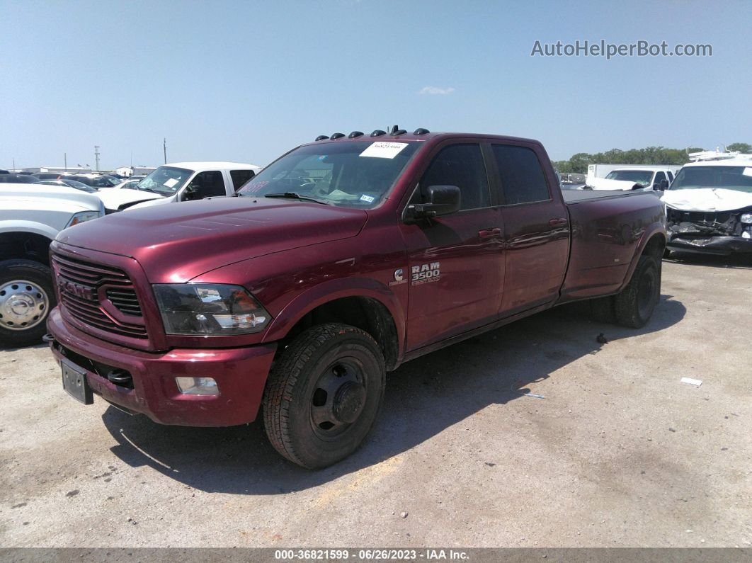 2018 Ram 3500 Big Horn Burgundy vin: 3C63RPHL3JG342797