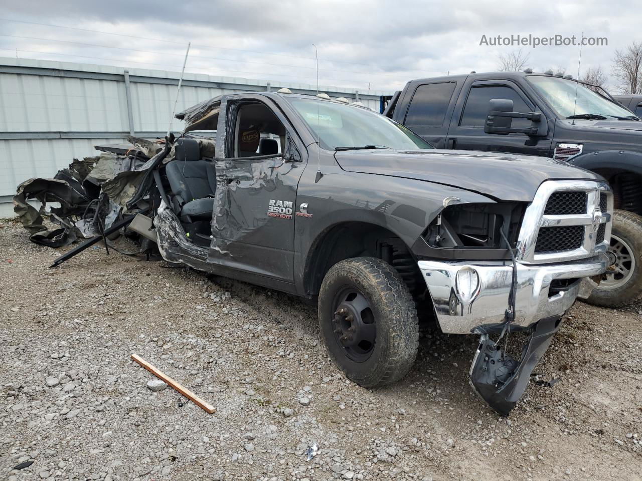 2018 Ram 3500 St Gray vin: 3C63RRGL1JG155023