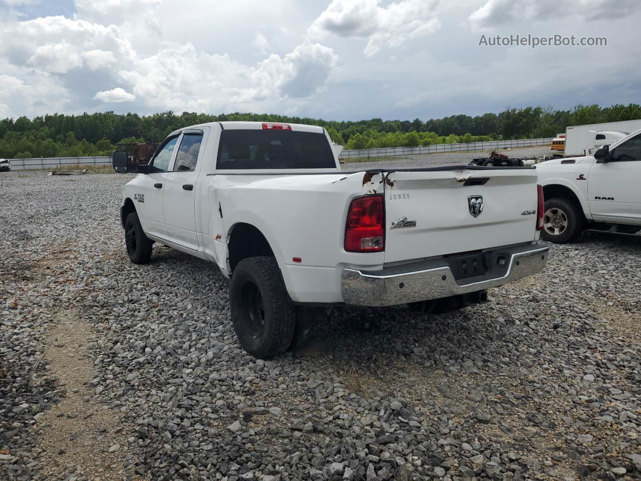 2018 Ram 3500 St White vin: 3C63RRGL2JG412979