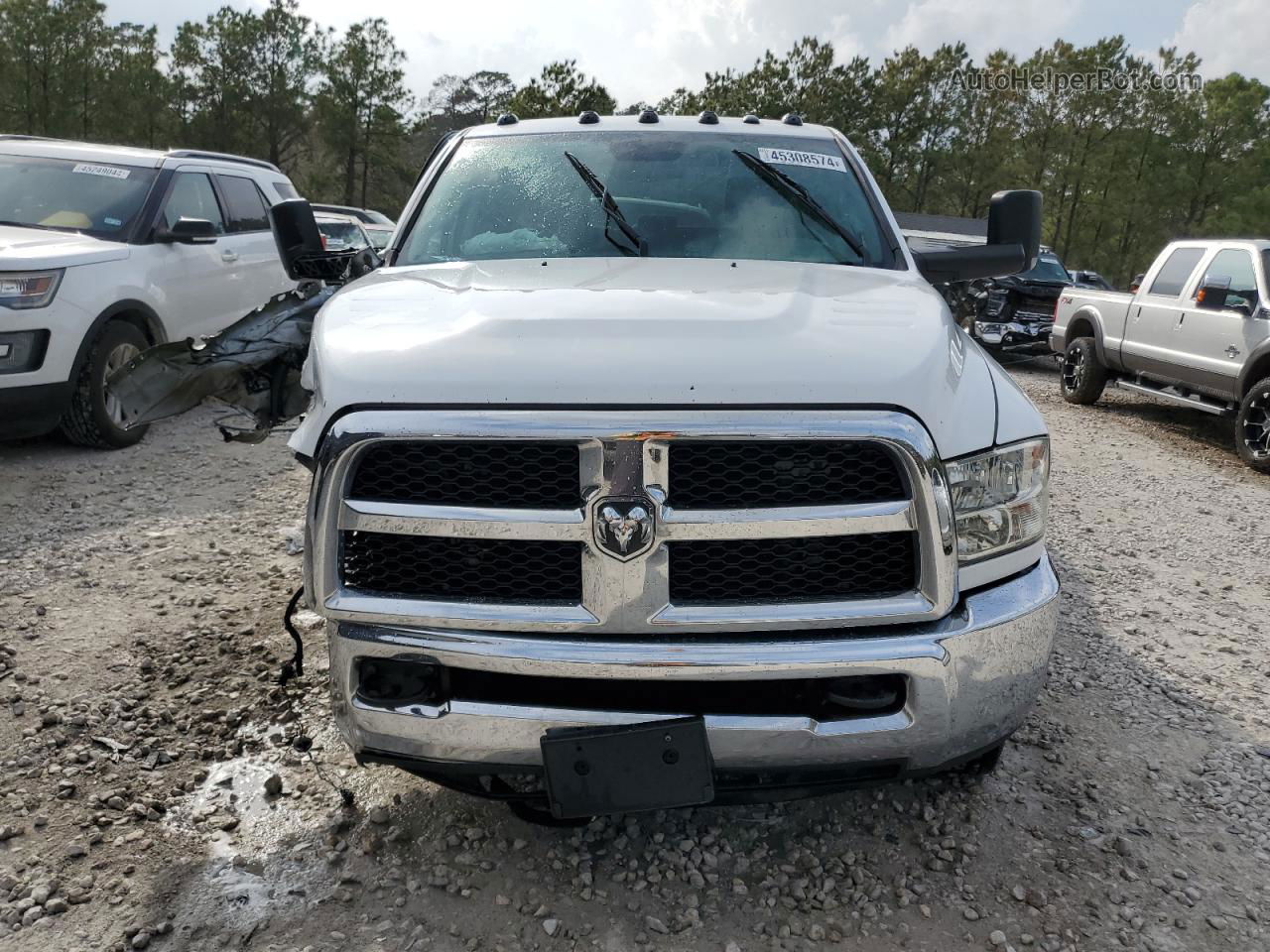 2018 Ram 3500 St White vin: 3C63RRGL3JG344742